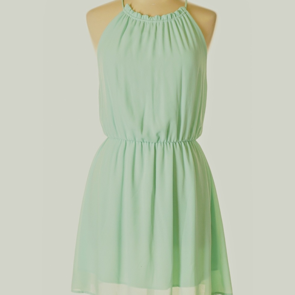 Honey Punch Mint Green Dress